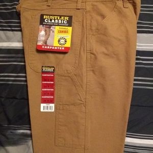 Rustlers khaki pants. (34×32)